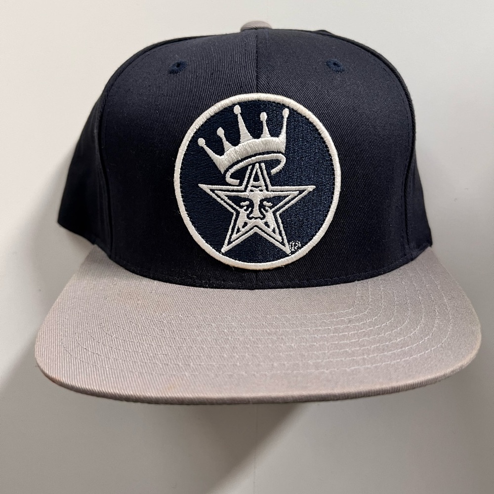 Obey Hat - Star Logo with Crown - Blue and Grey